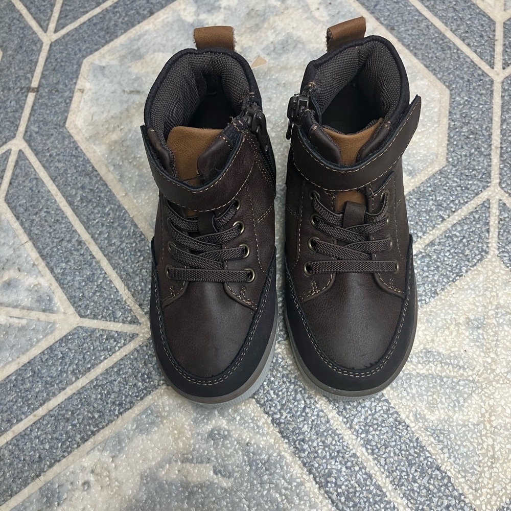 Cozy Brown Kids Boots